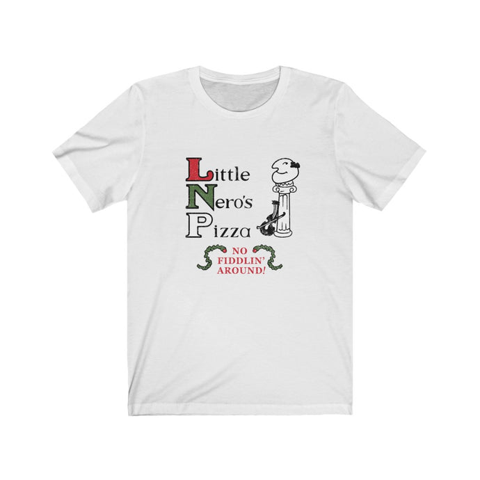 Little Nero's Pizza - No Fiddlin' Around - vintage logo