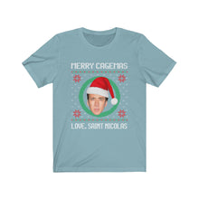 Merry Cagemas Love, Saint Nicolas - Nic Cage Christmas t-shirt