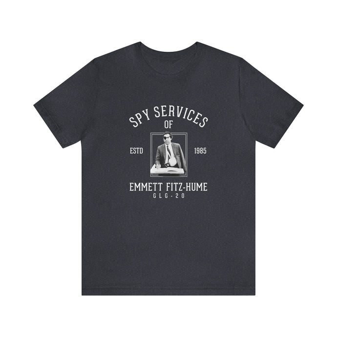 Spy Services of Emmett Fitz-Hume - Spies Like Us Chevy Chase t-shirt